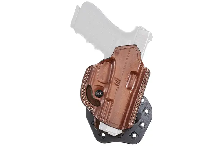 Aker Leather Model 268A Flatsider Paddle XR19 Strapless Open Top Holsters, Left Hand w/ Free S&H